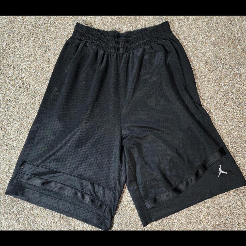 Black Nike Air Jordan Dri Fit Basketball Shorts